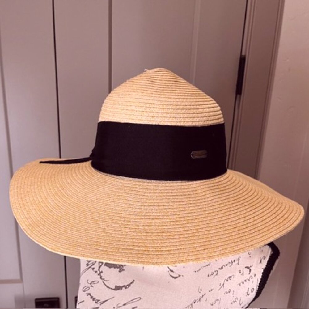 Sun N Sand Headwear "Ursa" Floppy Paperbraid Hat-NWOT
